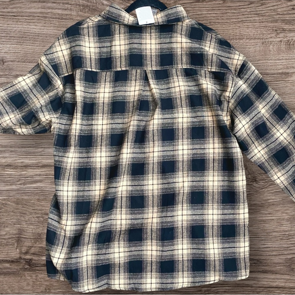 Fleece Plaid NWT Button Down Shirt - Picture 2 of 3